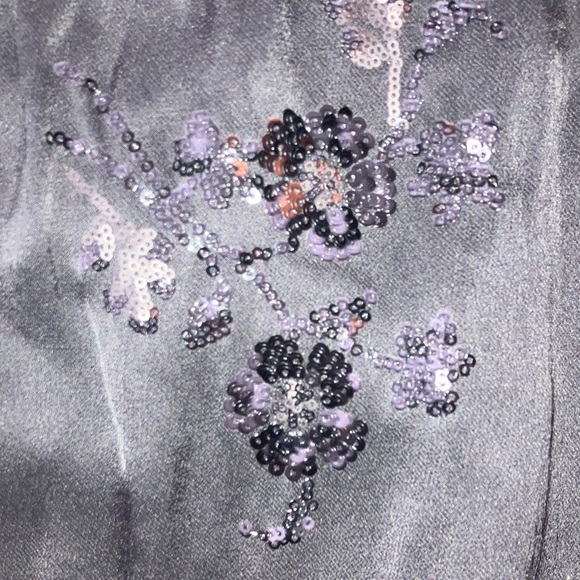 NWT Black Floral Embellished Pants - Picture 10 of 17